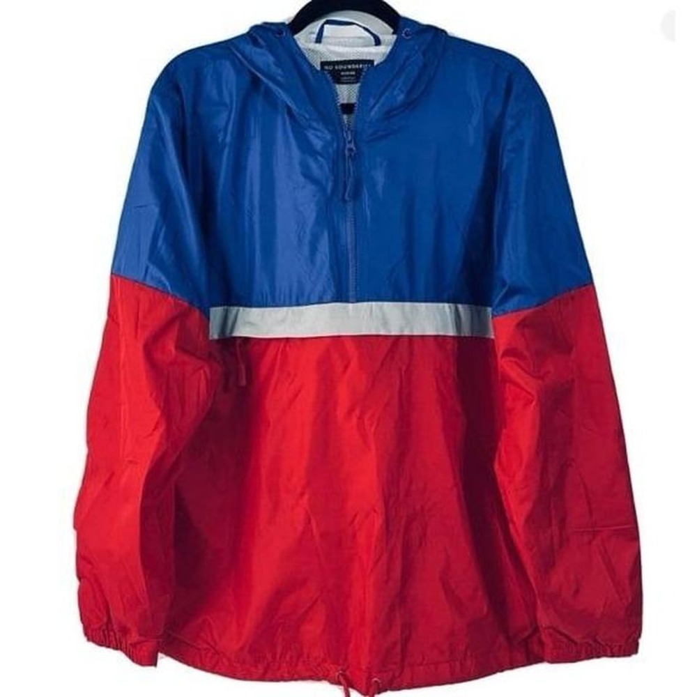 No Boundaries windbreaker vintage style pullover jacket‎ size large